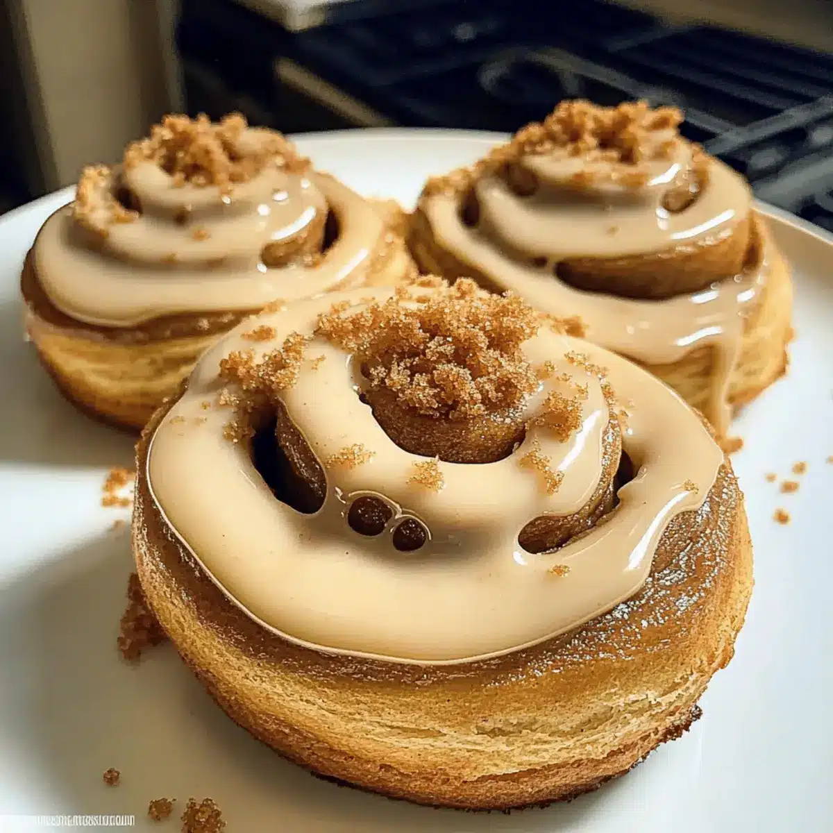 Biscoff Cookie Butter Cinnamon Roll