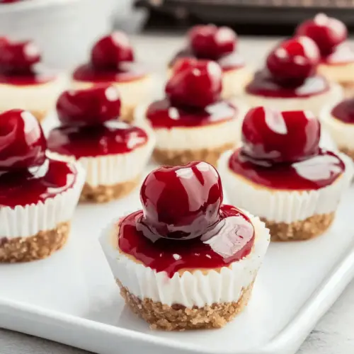 Cherry Cheesecake Bites
