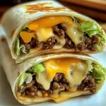 Homemade Big Mac Wraps