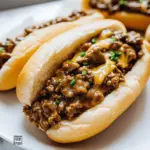 Cheesy Hot Beef Sandwich