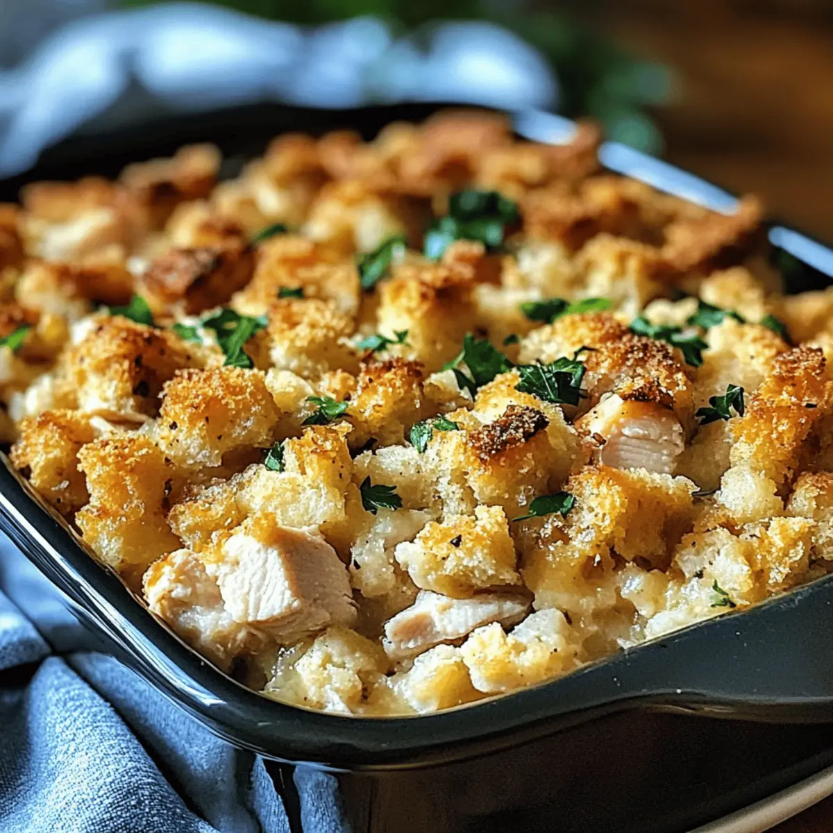 Chicken & Stuffing Casserole