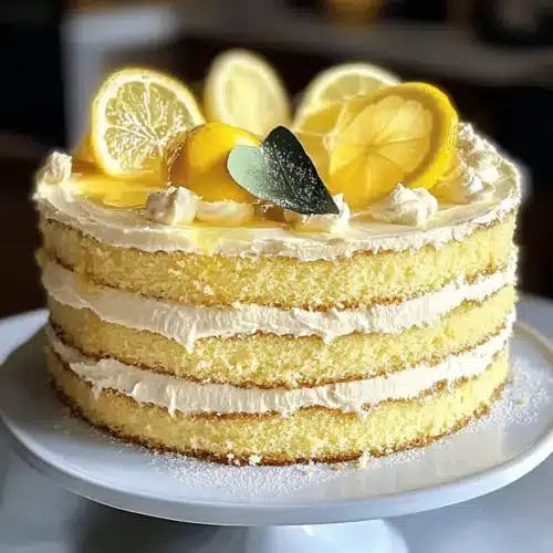 Italian Lemon Mascarpone Layer Cake