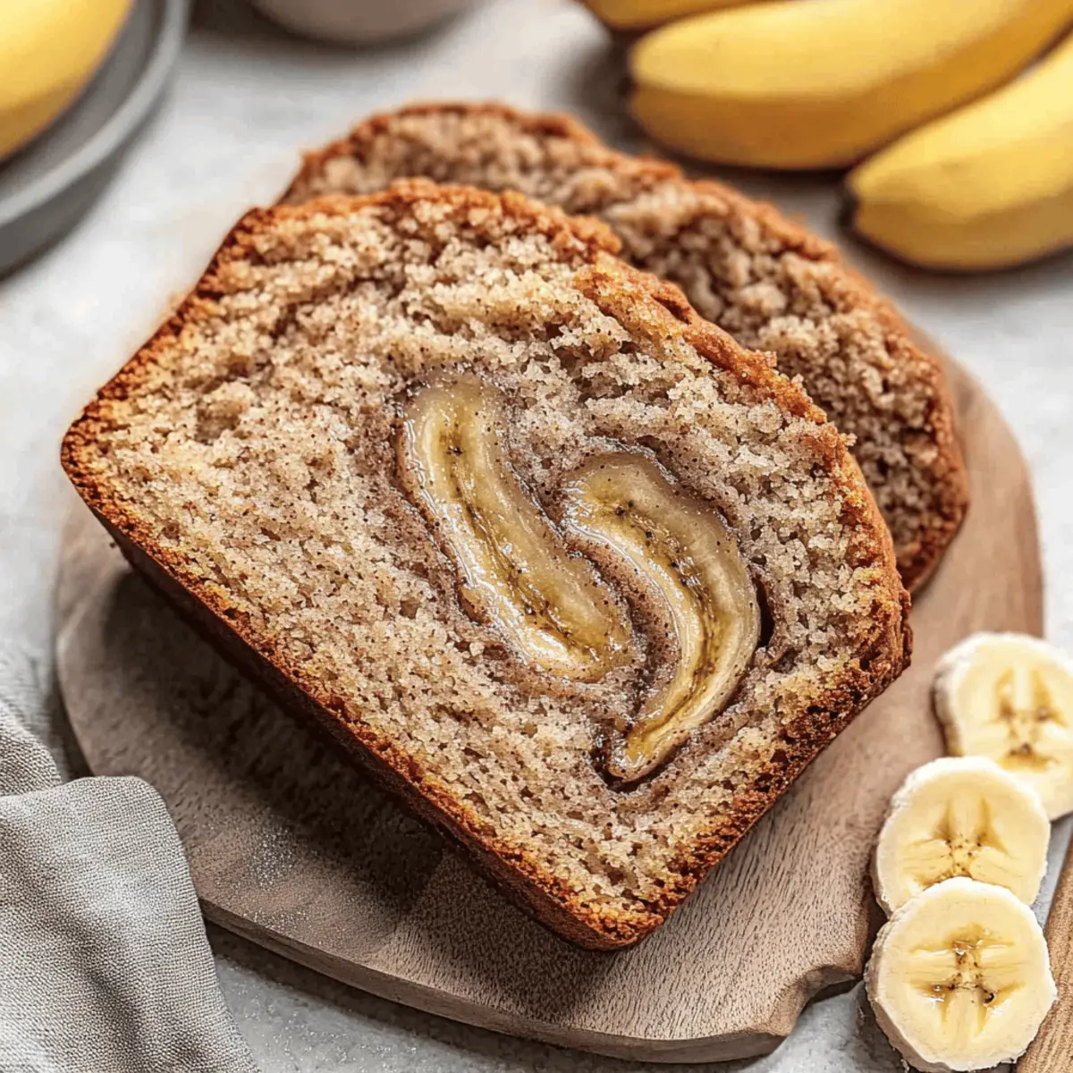 Cinnamon Swirl Banana Bread