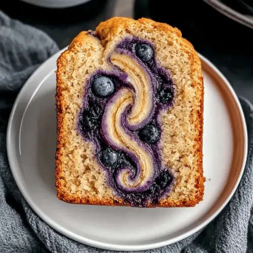 Blueberry Cinnamon Swirl Banana Bread