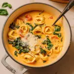 Creamy Tuscan Tortellini Soup