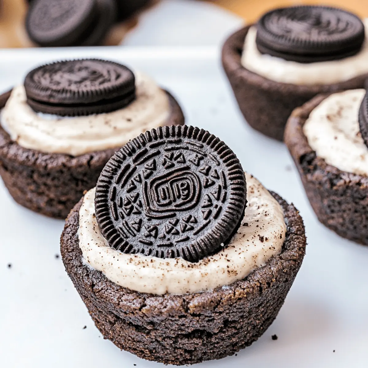 Oreo Cheesecake Cookie Cups