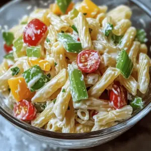 Classic Pasta Salad with Mayo