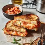 Kimchi Grilled Cheese Fusion Sandwich