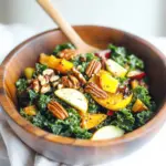 Autumn Kale Salad with Maple