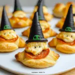 Cheesy Witch Hat Crescents