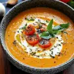 Creamy Roasted Garlic Tomato Soup