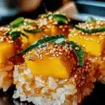 Mango Crispy Rice Sushi