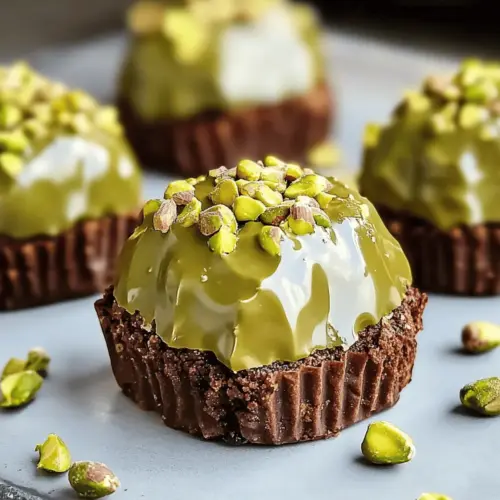 Pistachio Ferrero Rocher Brownies