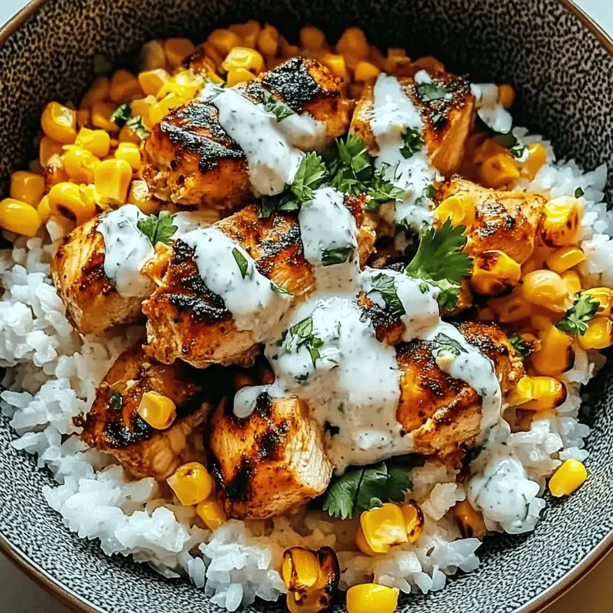 Street Corn Chicken Bowl Recipe