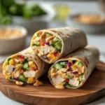 Thai Peanut Chicken Wraps