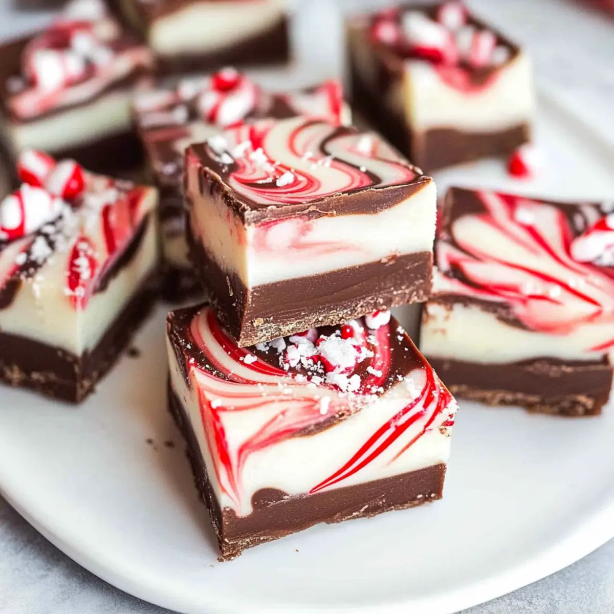 Peppermint Swirl Fudge Recipe