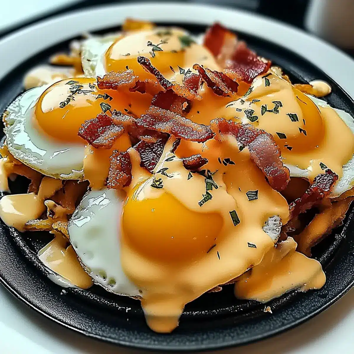 Breakfast Poutine With Hollandaise