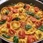 Cozy Creamy Tortellini with Tomatoes
