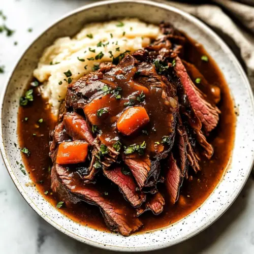Christmas Roast Beef with Red Wine Gravy