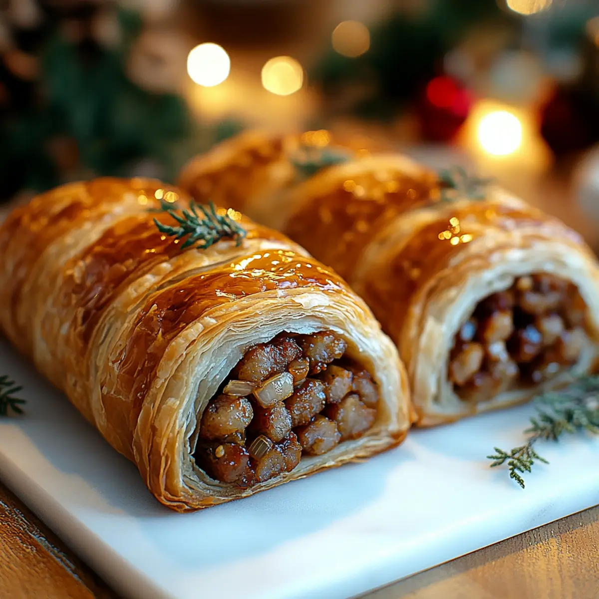 Christmas Sausage Rolls