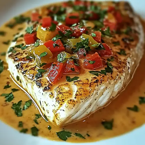 Red Snapper With Creamy Creole Sauce