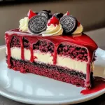 Oreo Red Velvet Cheesecake Drip Cake