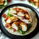 Crispy Chicken Bacon Ranch Wrap
