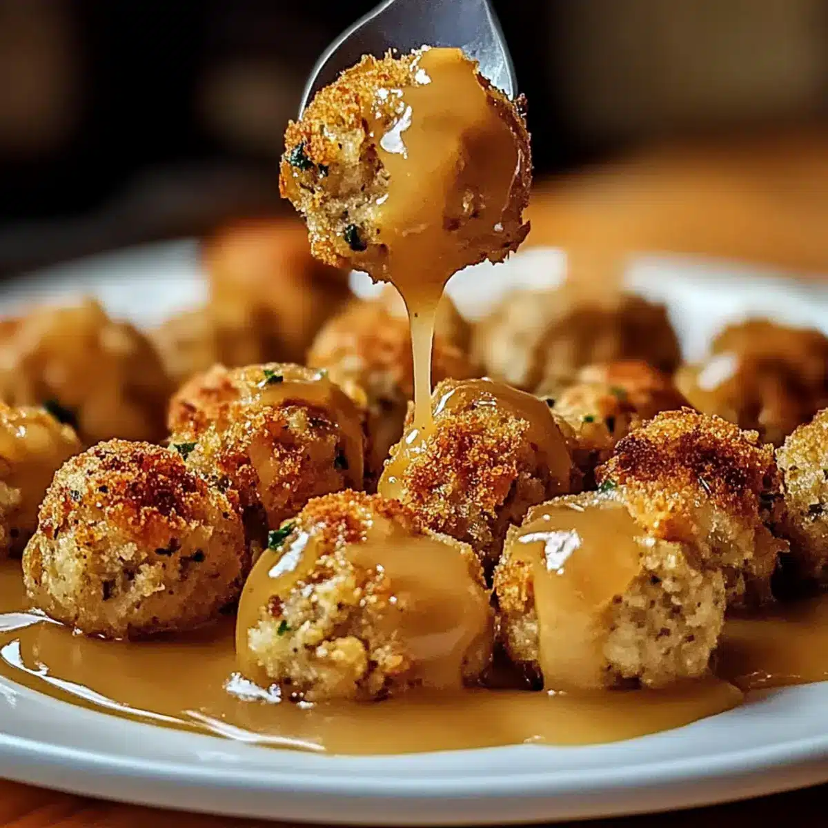 Thanksgiving Stuffing Balls Side Dish