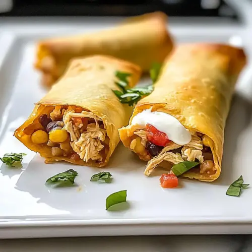 Easy Baked Chicken Chimichanga
