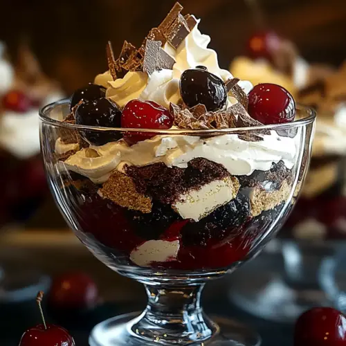 Christmas Black Forest Trifle