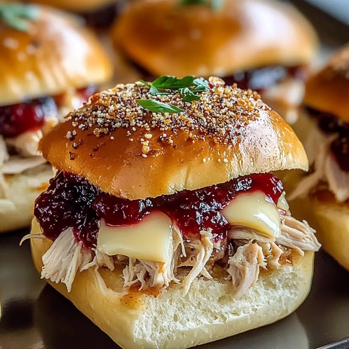 Turkey Cranberry Sliders