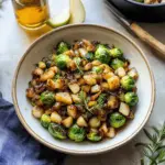 Brussels Sprouts with White Balsamic Pear Chutney