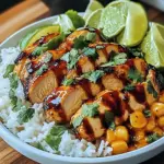 Spicy Maple Chicken & Coconut Rice