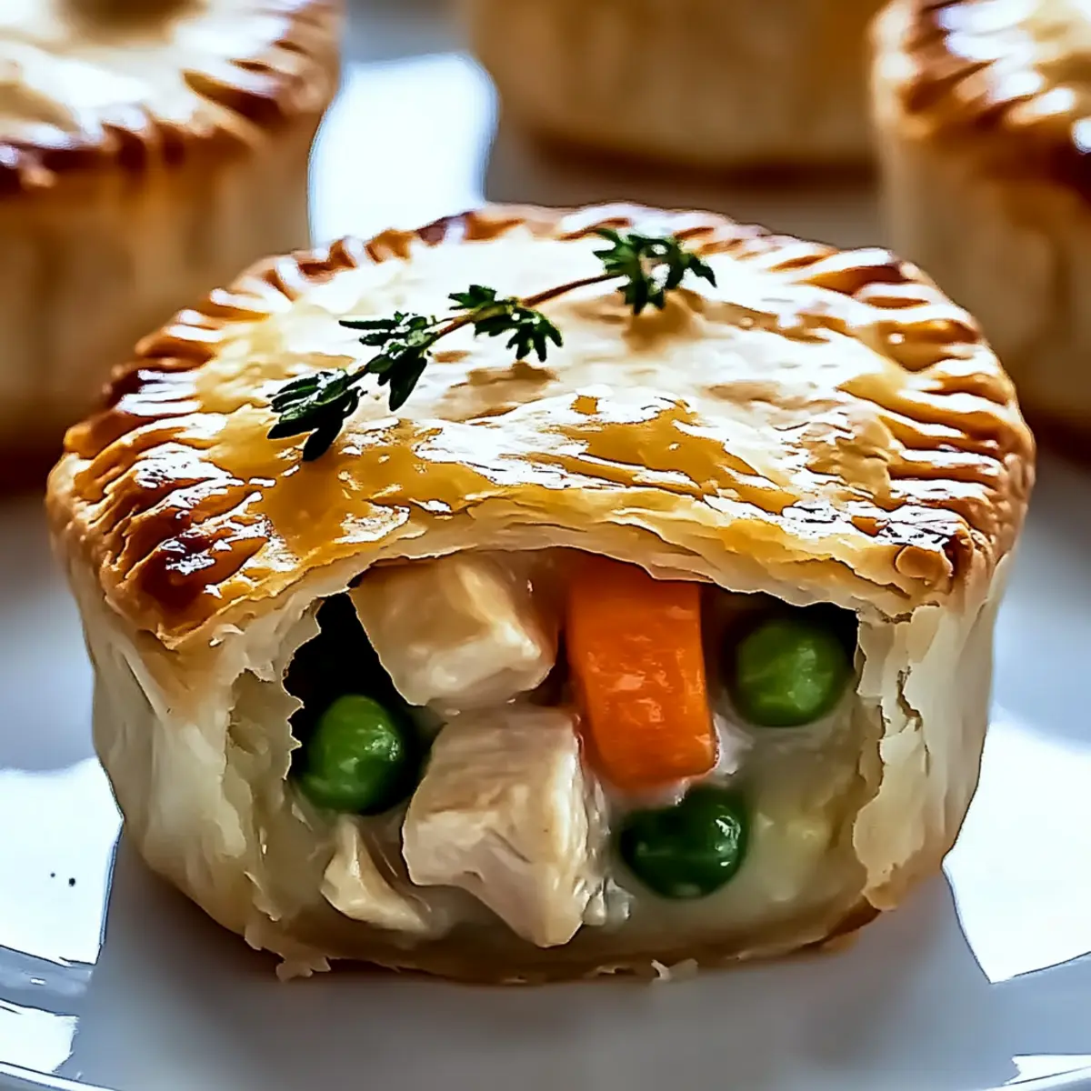 Easy Mini Chicken Pot Pies