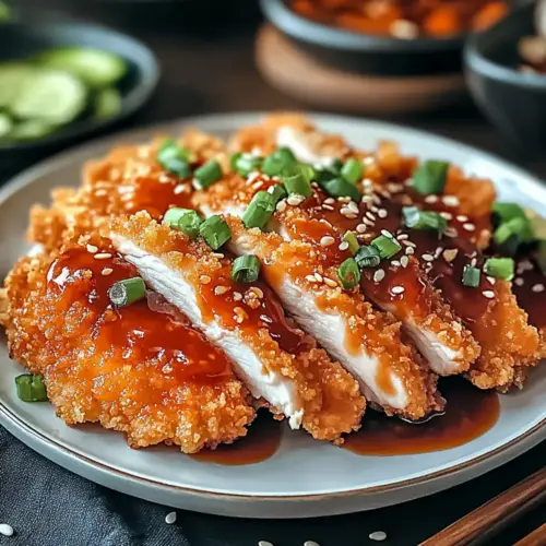 Spicy Korean Chicken Katsu