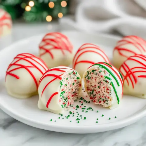 Christmas Tree Cake Truffles