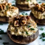 Christmas Stuffed Mushrooms