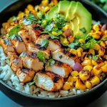 Street Corn Chicken Rice Bowl