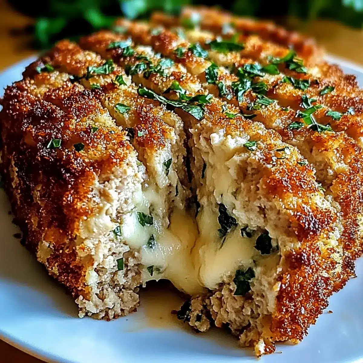 Tasty Parmesan Chicken Meatloaf