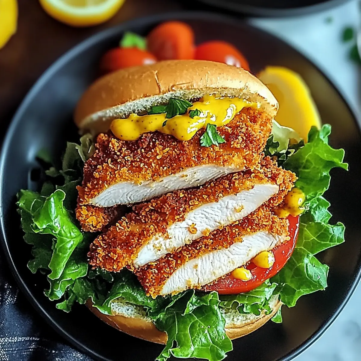 Lemon Pepper Chicken Sandwich