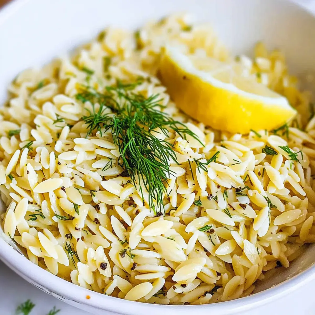 Greek Orzo with Lemon and Herbs