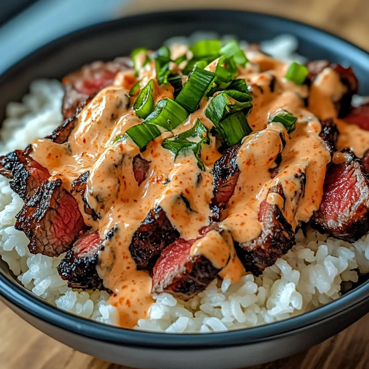 Korean BBQ Steak Rice Bowls