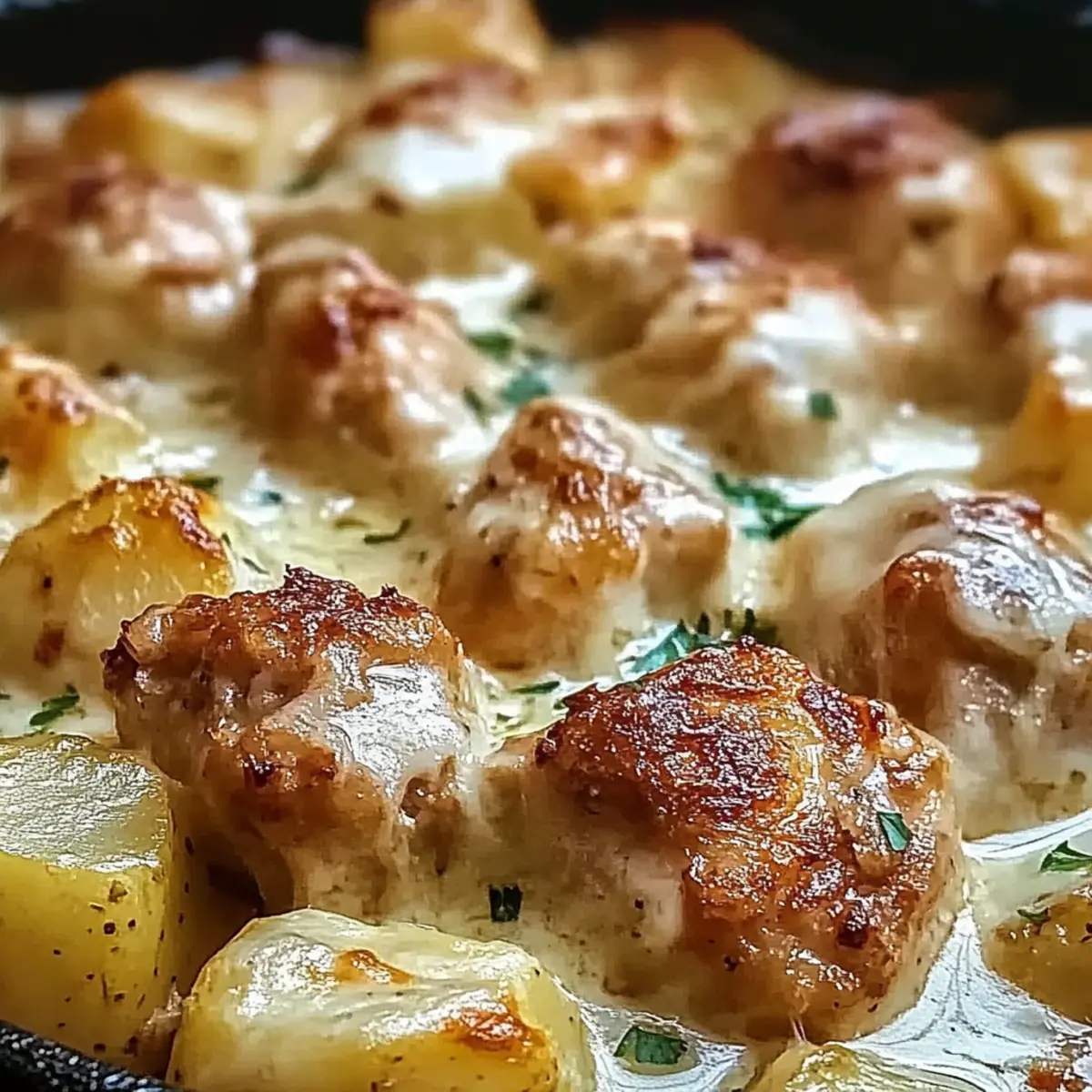 Garlic Parmesan Crockpot Chicken and Potatoes