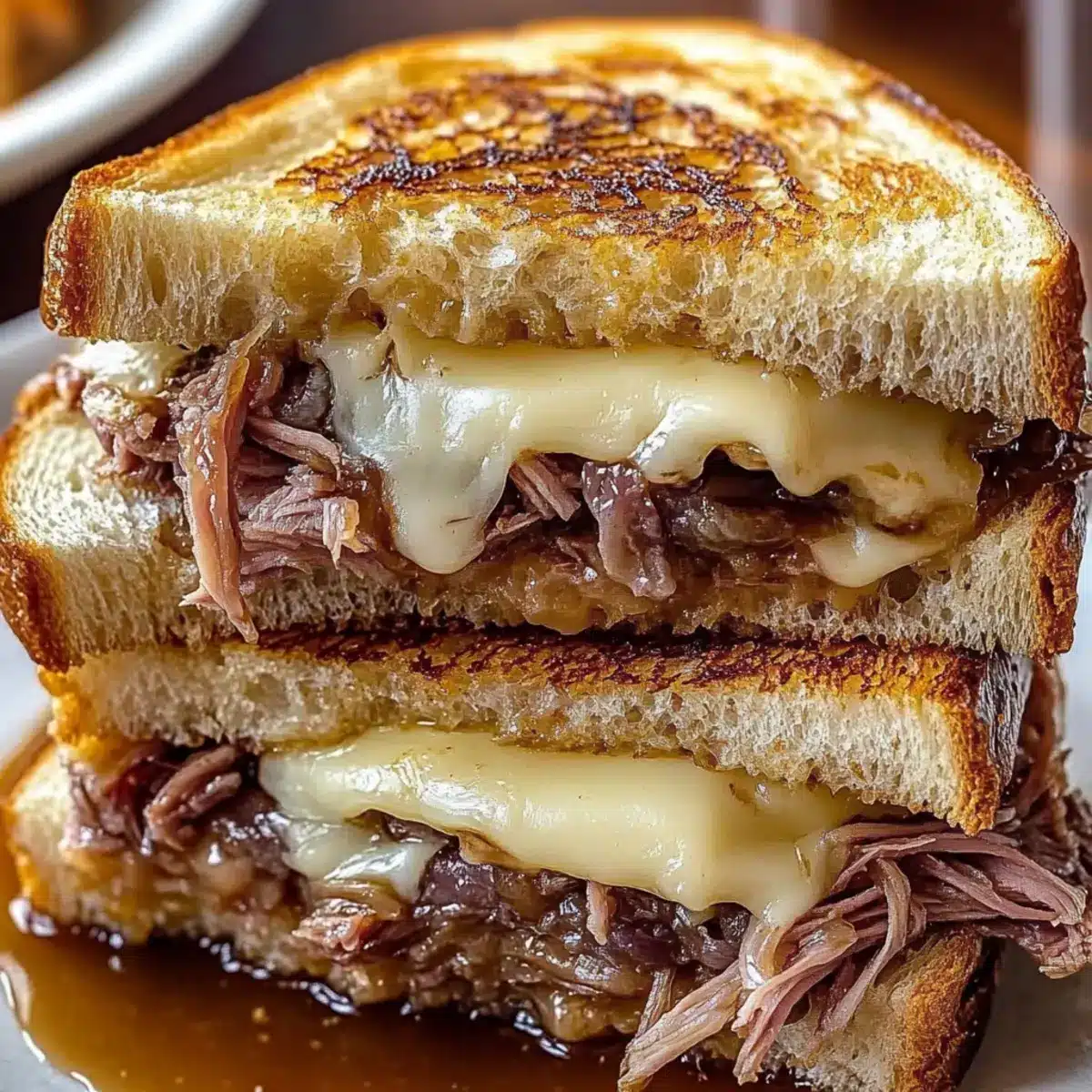 French Dip Grilled Cheese