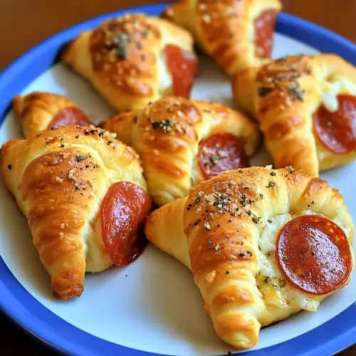 Pizza Stuffed Crescent Rolls