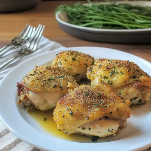 Baked Ranch Chicken Thighs