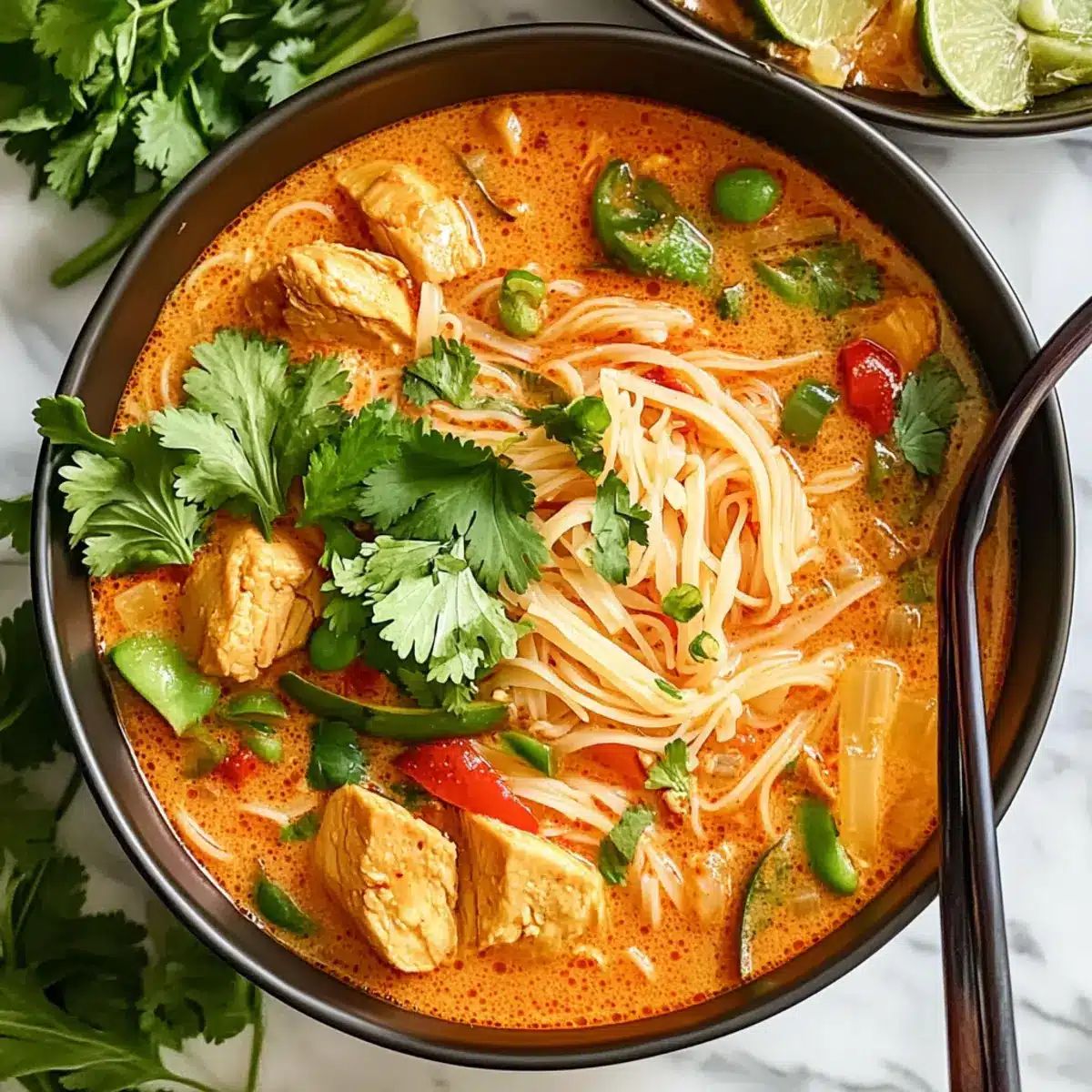 Thai Red Curry Noodle Soup