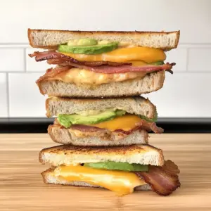 Turkey-Bacon-Avocado Grilled Cheese
