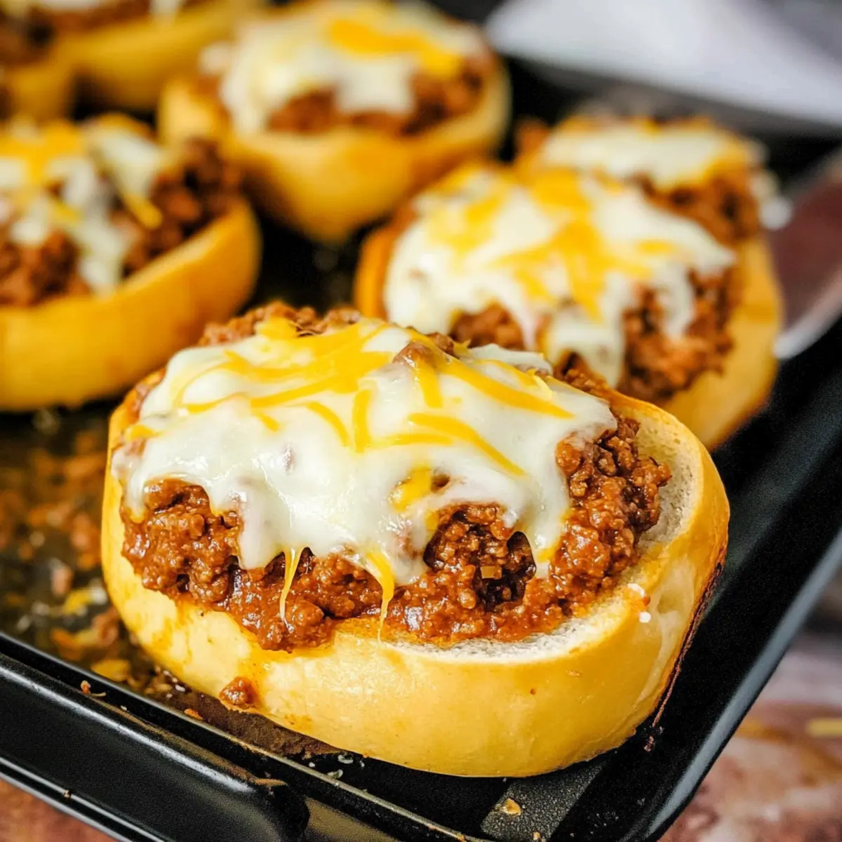 Garlic Bread Sloppy Joes