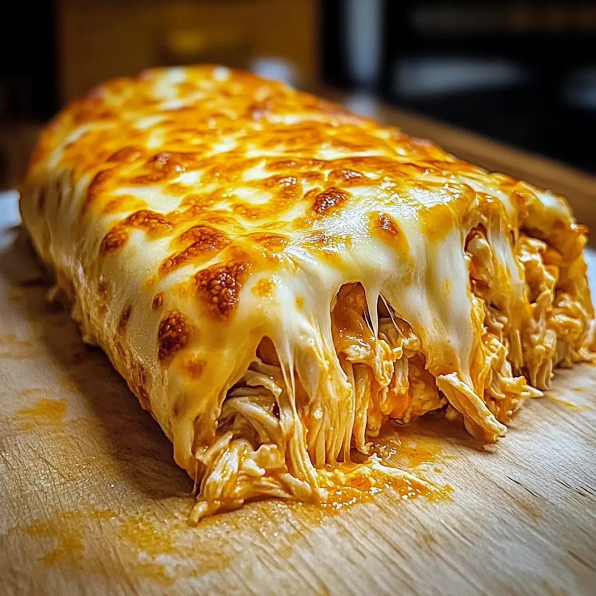 Buffalo Chicken Cheese Bake